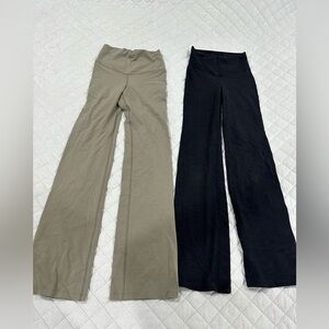 Old Navy Women's Wide-Leg Pants in Black and Tan